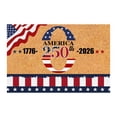 thumbnail image 1 of SIfdSeng Custom Last Name Doormat for 4th of July Patriotic Front Door Welcome Mat with and Design, 1 of 8
