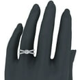 thumbnail image 3 of X Cross Split Shank Round Brilliant Diamond Engagement Ring 1.75 CT TW 18K Gold (G-H,I1), 3 of 8