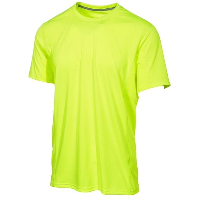 Camiseta básica de rendimiento de ideología para hombre, amarillo, grande