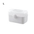 thumbnail image 3 of Decodeary Portable Storage Box Store And Access Medications With Ease Sturdy white large 1Set, 3 of 6