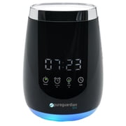 Pure Guardian Ultrasonic Aromatherapy Essential Oil Diffuser with Alarm Clock, Black, SPA260CA