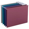 Hanging File Folder, 1/5Cut Adjustable Tab, Letter Size, Assorted