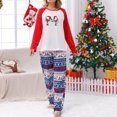 thumbnail image 2 of Conjunto cálido de Navidad para padres e hijos, pijama estampado para el hogar, conjunto de papá de dos piezas Fridja  nalpqowj26097, 2 of 9