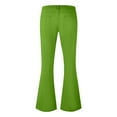 thumbnail image 4 of YDDIAN 70s Disco Pants for Men,Mens Bell Bottom Jeans Pants,60s 70s Bell Bottoms Vintage Denim Pants Jeans for Men Green XL, 4 of 6