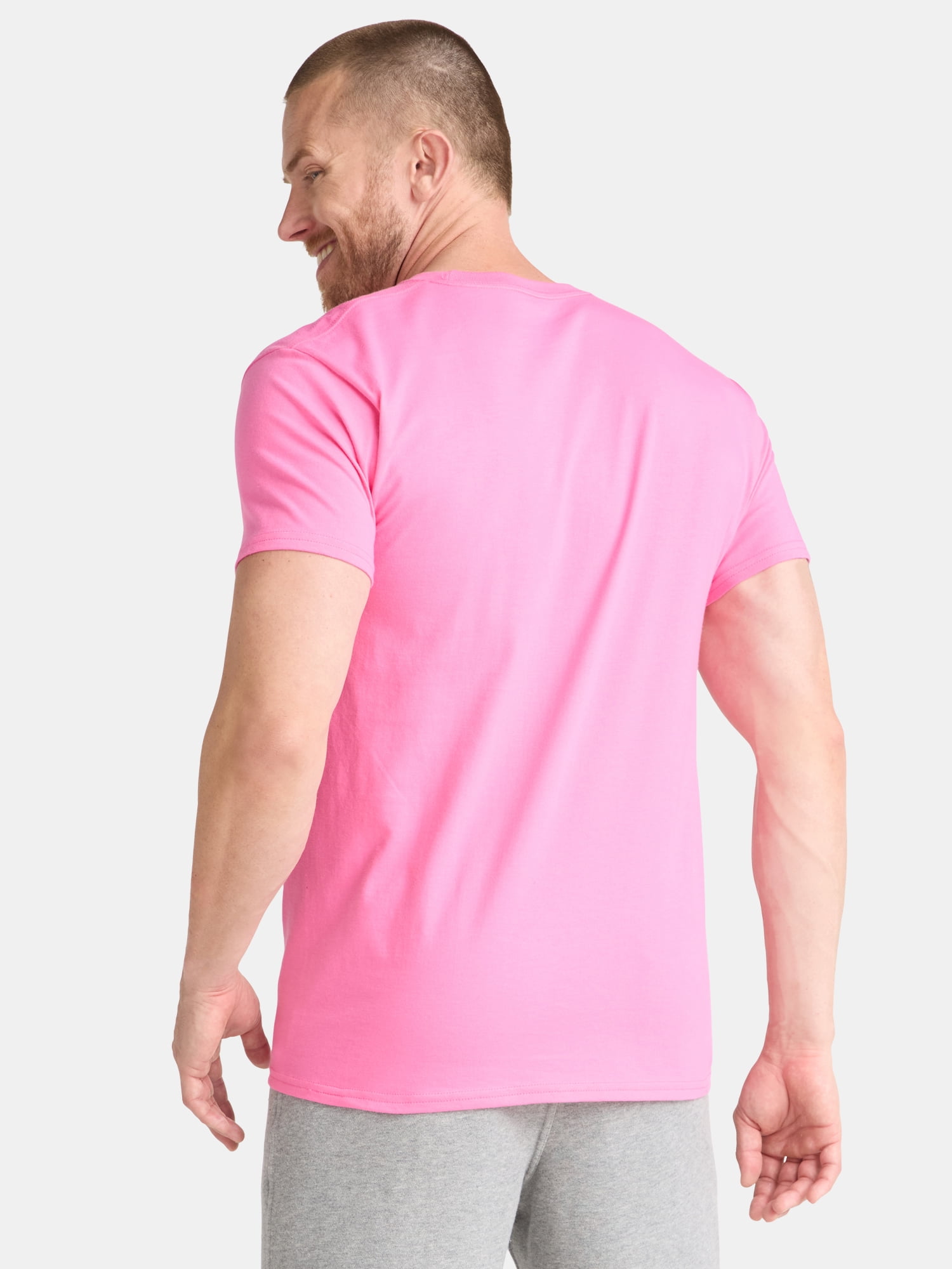 Athletic Works Men's and Big Men's Cotton Active Tee, Sizes XS-5XL and Tall Sizes