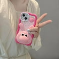 thumbnail image 6 of Kawaii Phone Cases Apply to iPhone 13 Pro,Cute Cartoon Bunny Phone Case 3D Funny Pink Babbit with Big Nose Case for Women Girls Soft Silicone Shockproof Cover for iPhone 13 Pro, 6 of 14