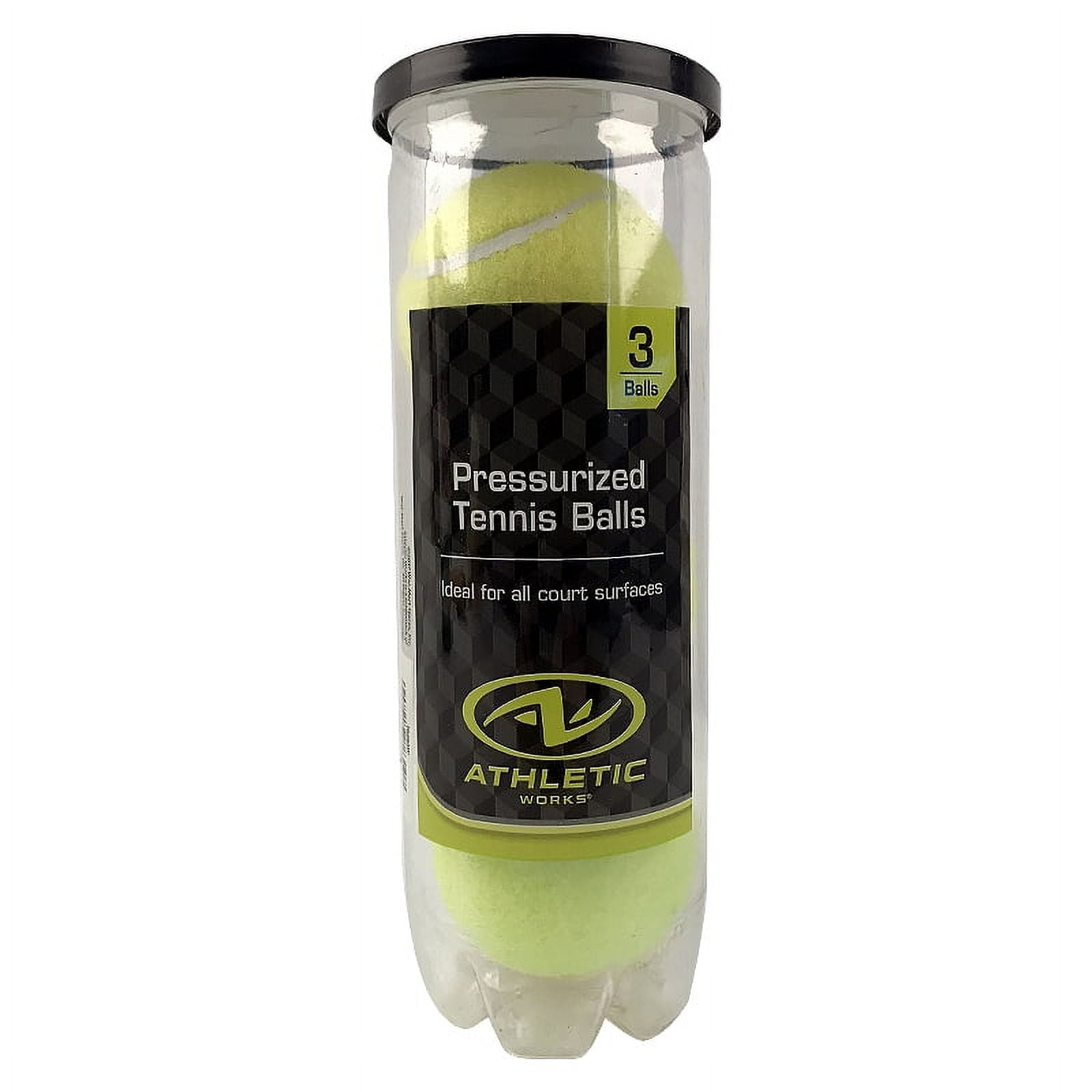 (4 pack) Athletic Works Regular Duty Tennis Balls, Multiple pack sizes
