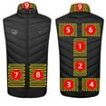 thumbnail image 2 of guisaled for Men, Lightweight Heated Vest for Men Warm Rechargeable Softshell USB Charging Heated Vests Outdoor Hunting Vest Clothing, 2 of 6