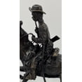 thumbnail image 3 of Trooper of the Plains Solid Bronze Sculpture Statue By Frederic Remington medium Size 12"H x 13"L x 5.5"W, 3 of 6