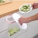 thumbnail image 2 of Bolsa colgante de plástico portátil amarilla para residuos de cocina, soporte de almacenamiento con gancho, almohadilla, lijado, 2 of 5