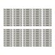 thumbnail image 1 of 100 piezas de herrajes para colgar exhibidores de azulejos, fáciles de instalar, sujetadores de gancho montados en la pared Acero 9x01x19cm, 1 of 9