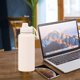 thumbnail image 2 of 1L Stainless Steel Sports Water Bottle, Large Thermos Bottle, Portable Outdoor Water Bottle with Handle, 2 of 5