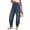 Blue, variant on Women’s Washed Jeans Casual Lantern Tapered Harem Jeans High Waist Drawstring Vintage Y2K Denim Pants with Pockets Streetwear Blue