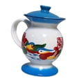 thumbnail image 2 of Taza de café de 350 ml/12 oz con asa y tapa, ideal para bodas, hogar y senderismo. Azul, 2 of 7