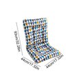 thumbnail image 3 of Uxgjfwu Fall Winter Backrest Cushion, Thickened Office Chair Cushion Set, Long Seat Cushion For Recliners Rocking Chairs, Home Comfort Support, 3 of 6