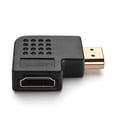 thumbnail image 2 of HDMI Angle Adapter 90 Degree Male To Female Port Saver Vertical Flat Right Connector Coupler Extender Socket Plug Jack - Supports 4K 4kx2k Ultra HD UHD, 1080P Full HD, 2 of 4