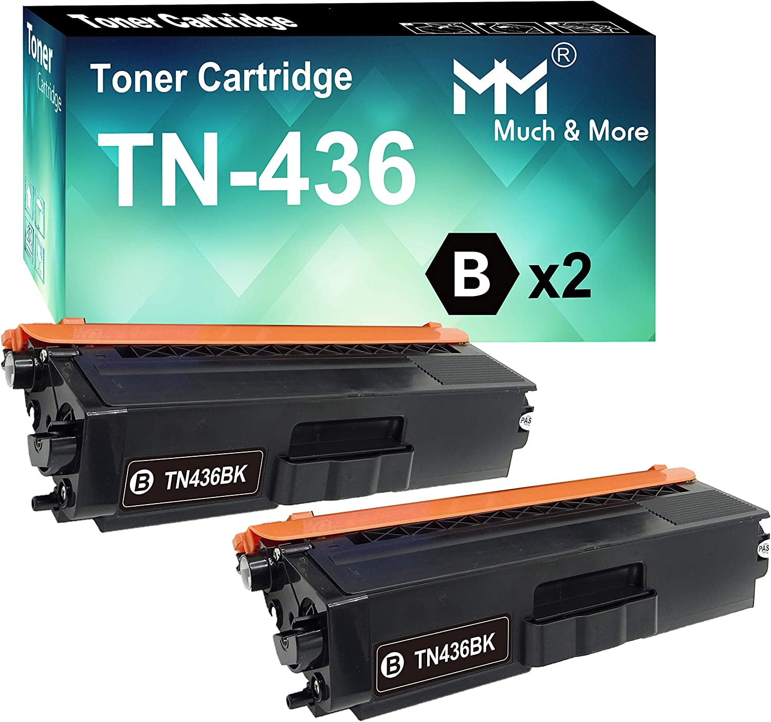 intercambiar esta Ciego Compatible Toner Cartridge Replacement for Brother TN436 TN-436 TN-436BK  TN433 use with HL-L8360CDW - Walmart.com