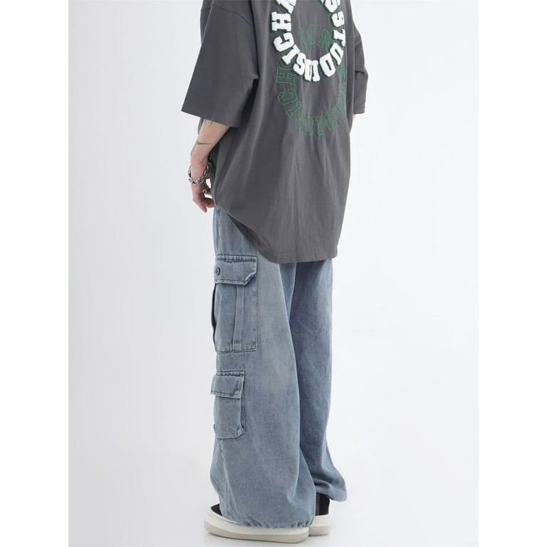 GZhLonKiMa Jeans for Women Men Baggy Jeans Y2K Baggy Cargo GZhLonKiMa Jeans for Women Men Baggy Jeans Y2K Baggy Cargo