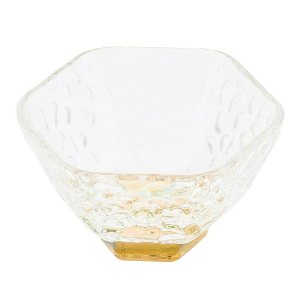 Taza de té de de 50 ml de té de taza de cristal hecha pequeño cuenco Amarillo