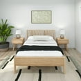 thumbnail image 2 of Plank+Beam Scandinavian Full Size Bed Frame with Headboard, Solid Wood  Platform Bed for Adults, 2 of 9