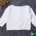 thumbnail image 2 of Baby Girl Knit Cardigan Button Down Knitwear Basic Knit Snap Jacket Sweater Coat, 2 of 3