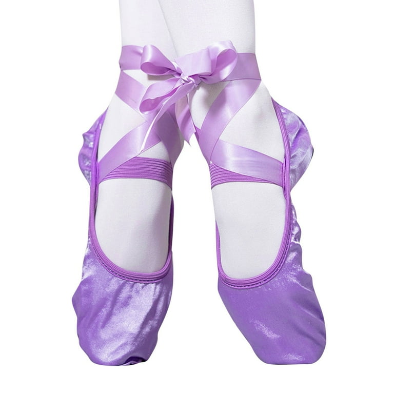 Purple pointe shoes sale