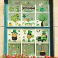 thumbnail image 3 of TERGAYEE St Patrick's Day Decorations,Saint Patrick's Day Shamrock Clover Leprechaun Static Window Stickers Decals for St. Patty's Day Irish Lucky Day Party Decorations, 3 of 6