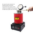 thumbnail image 2 of Melting Furnace 2kg Portable Graphite Crucible Furnace High Temperature Small Metal Melting Furnace 1400W, 2 of 6