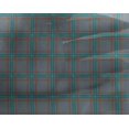 thumbnail image 4 of oneOone Georgette Viscose Fabric Tartan Check Decor Fabric Printed BTY 42 Inch Wide, 4 of 4