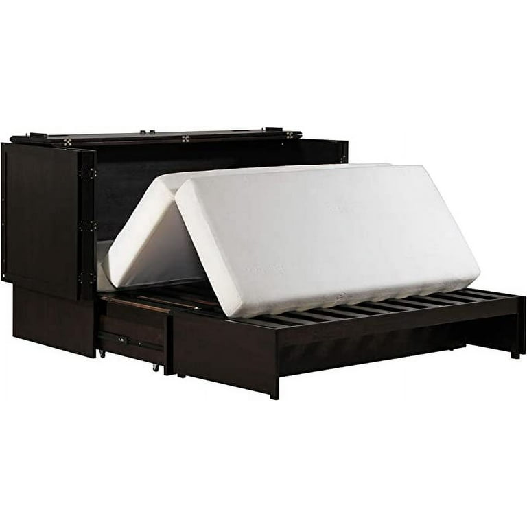 Mega Solutions Emurphybed Daily Delight Murphy Cabinet Chest Bed with Charging Station 6