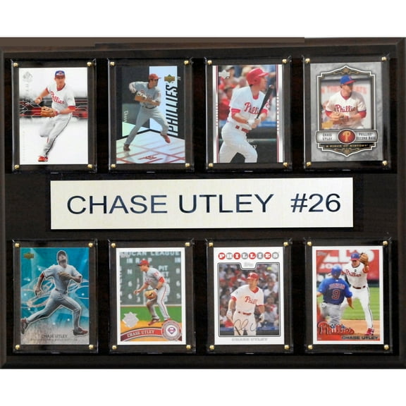 Chase Utley Philadelphia Phillies 12'' x 15'' Plaque