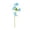 Blue, variant on Two-Tone Lifelike Silk Petunia Artificial Flower Sprigs, Flexible Floral Picks for Home Vase Arrangement, Bridal Party Table Adornment and Casual Indoor Seasonal Room Decorative Matching, Purple