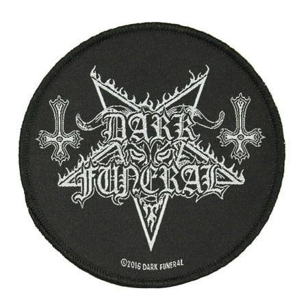 Dark Funeral Logo Patch Black Metal Band Satan Album Woven Sew On