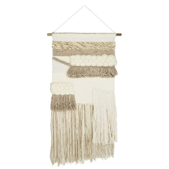 Safavieh Sedona Issly Bohemian Woven Wall Tapestry, Cream/Beige