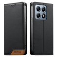 thumbnail image 1 of Funda Tipo Cartera de Cuero Sintético para XIAOMI 14T Pro Bloqueo RFID, con Ranuras para Tarjetas y Bolsillo para Efectivo, Cierre Magnético Fuerte Negro, 1 of 6