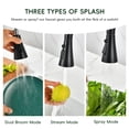 thumbnail image 3 of Matte Black Kitchen Faucet with Pull Down Sprayer and Soap Dispenser, DAYONE Single Handle High Arc Stainless Steel Kitchen Faucet Tap, with Escutcheon & 3 Functions, 3 of 8