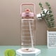 thumbnail image 4 of Taza transparente de gran capacidad de 2L, taza con pajita y báscula, tetera grande para deportes al aire libre, 4 of 6