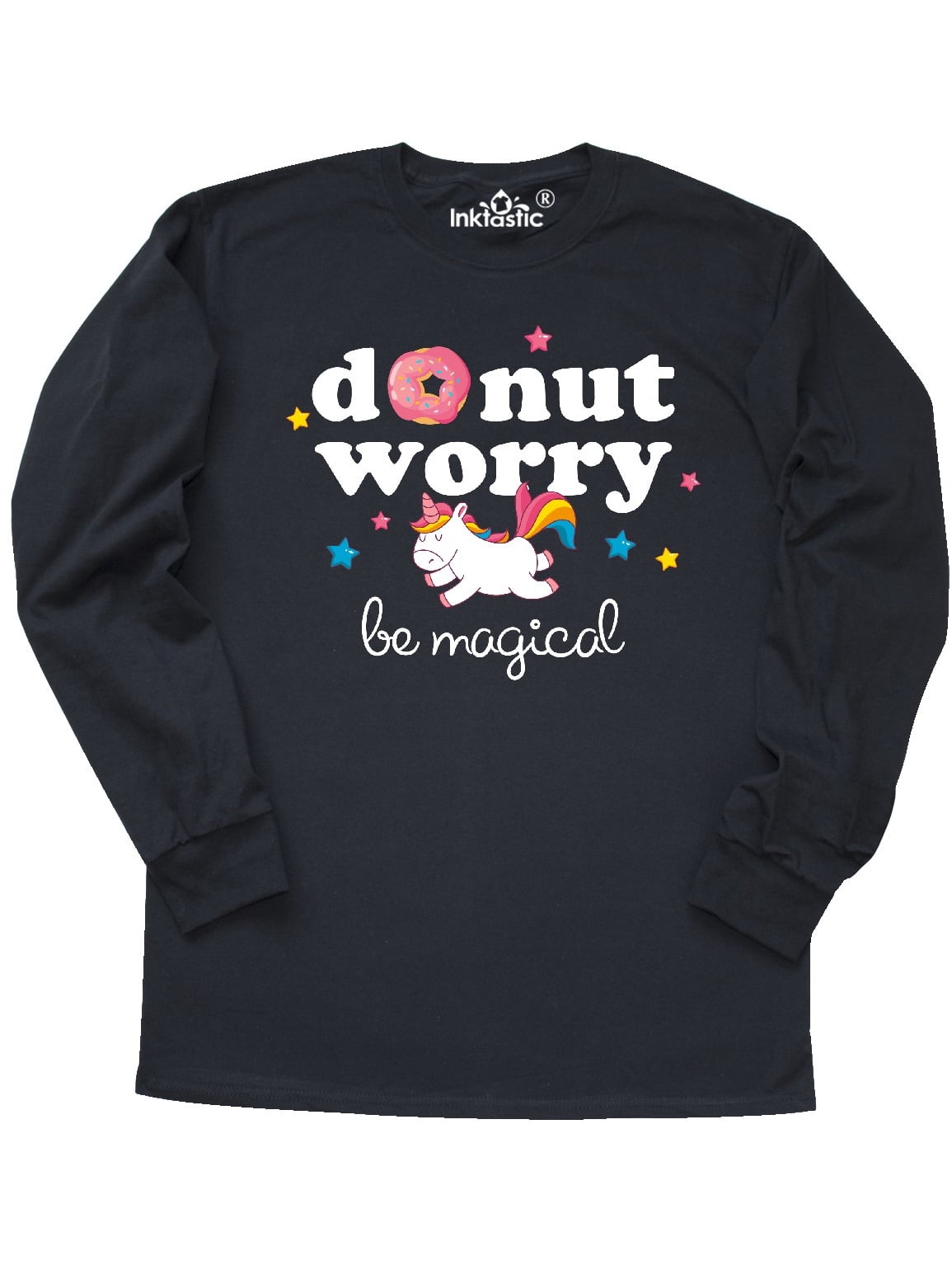 inktastic Donut Worry Unicorn Toddler T-Shirt