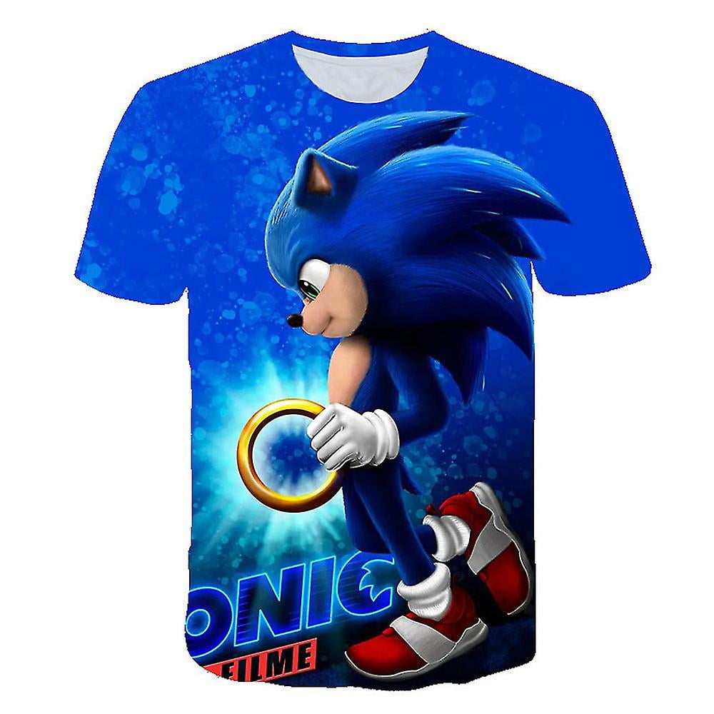 Sonic The Hedgehog Kids Boy Short Sleeve T-shirt Summer 3d Printed Topa-Pattern  2-11-12 Years（Aimia） | Walmart Canada