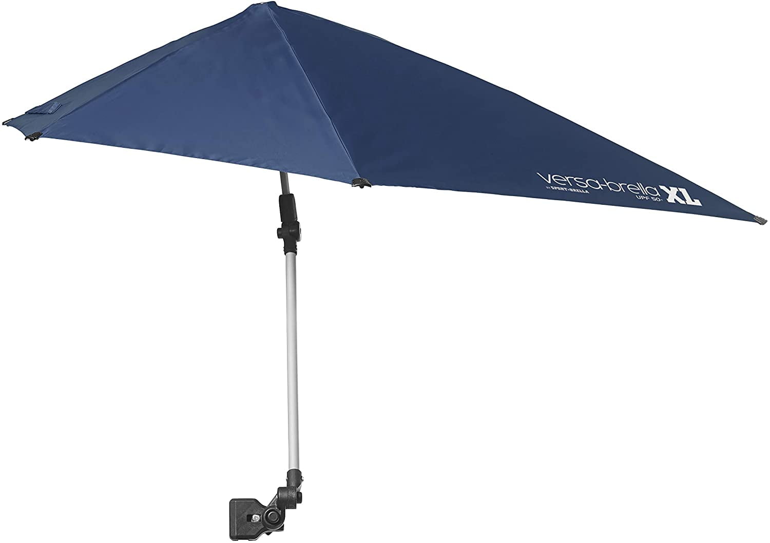 Sport-Brella Versa-Brella SPF50 Adjustable Umbrella with Universal Clamp,Blue 