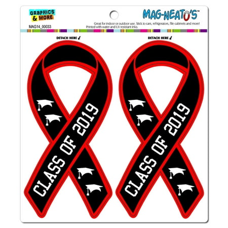 Class Of 2019 Ribbon Awareness - Graduation MAG-NEATO'S(TM) Car/Refrigerator Magnet (Best In Class Cars 2019)