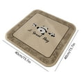 thumbnail image 3 of Chair Cushion | Seat Pad for Office Desk & Home | Non-Slip Square Cushion for Long Sitting | 15.7 x 15.7 Inch Indoor Outdoor Use | Dormitory Stool & Patio Furniture Cushion | Foldable Design, 3 of 6
