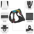 thumbnail image 4 of Bingfone Vibrant Parrot Splash Art No Pull Dog Vest Harness for Small Medium Large Dogs Strap for Puppy Walking,Training,Dog Harness-Small, 4 of 7