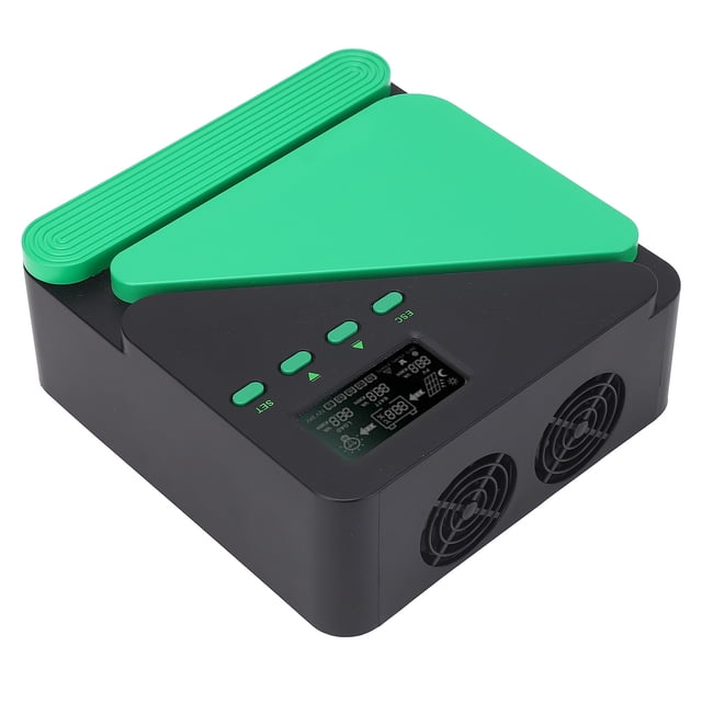Solar Panel Regulator, Dual 5V 3A USB Port MPPT Solar Charge Controller High Efficiency 12V 24V Auto for Road Smart Monitoring System 30A,40A