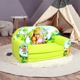 Delsit Toddler Couch & Bed, 2 in 1 Flip Open Foam Sofa Lounger