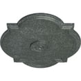 thumbnail image 3 of Ekena Millwork 24"W x 20 1/2"H x 1 1/8"P Waltz Ceiling Medallion (Fits Canopies up to 5 1/4"), Hand-Painted Athenian Green Crackle, 3 of 5