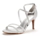 thumbnail image 1 of Sandalia DREAM PAIRS GIGI Plata Brillante Tacones de Aguja 7.5 cm de Tacón, 1 of 6