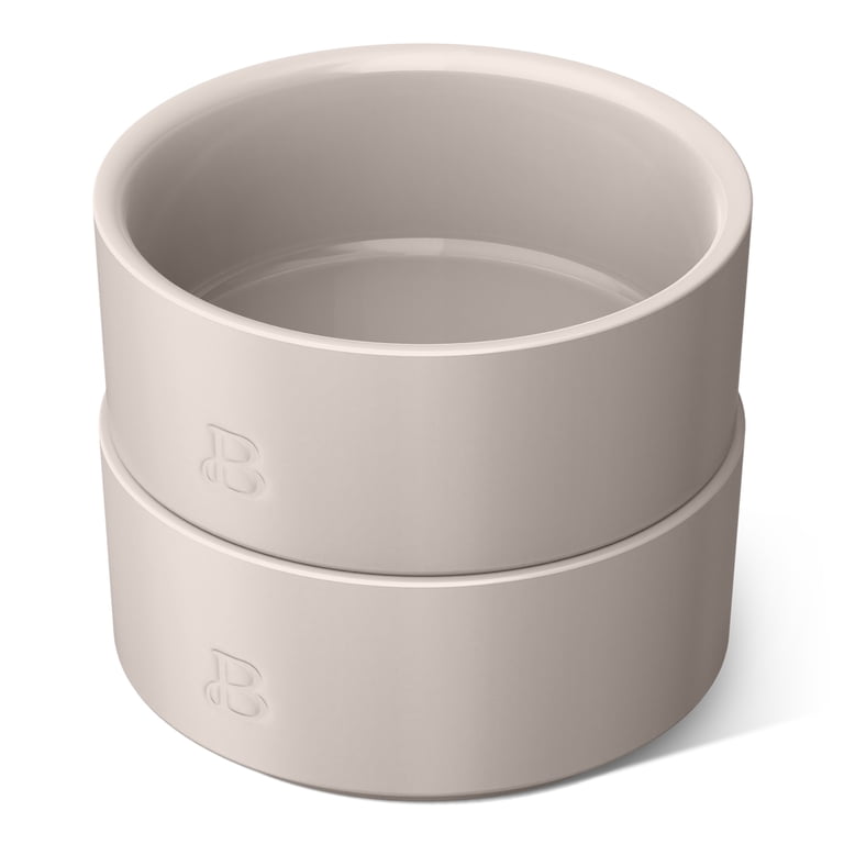 Beautiful 2-Piece Stoneware Ramekin Set, Porcini Taupe photo 7