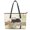Black Cat, variant on POLERO Cat and Floral Pattern Tote Bag for Travel, PU Leather Handbag with Adjustable Strap Casual Saddle Handbag