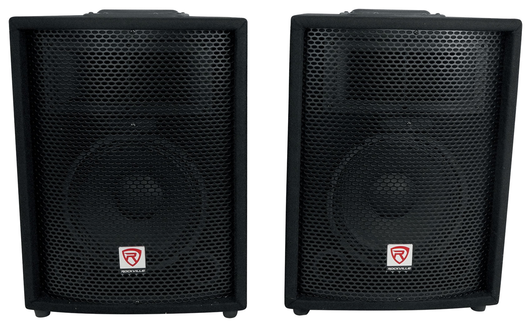 Rockville RPG2X10 Package PA System Mixer/Amp+10" Speakers+Stands+2 Mics+Bluetooth